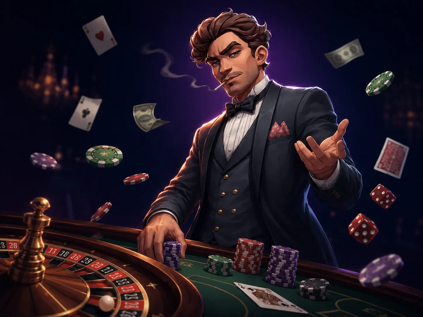 High stakes at the roulette table